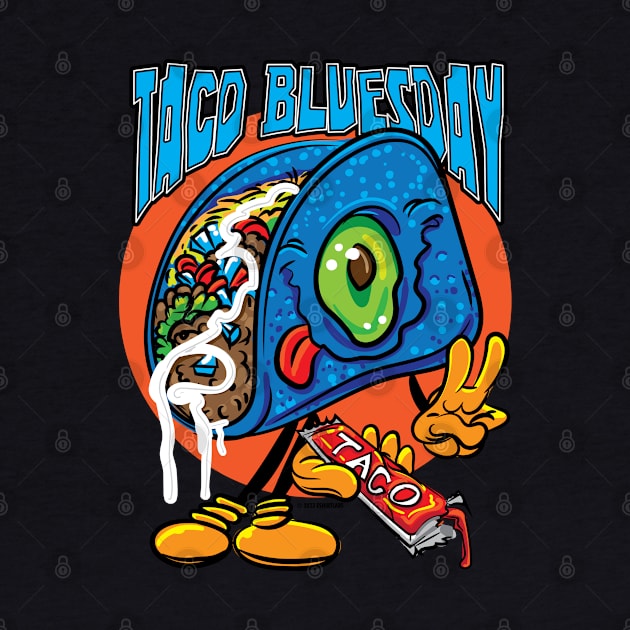 Taco Bluesday Blue Corn Taco by eShirtLabs